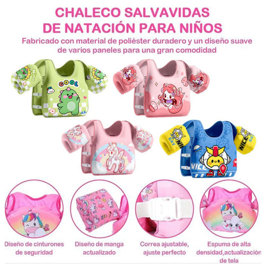 Chaleco Flotador piscina Niños Salvidas